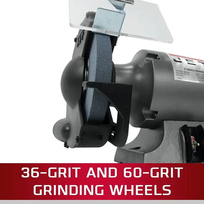 JET 8-Inch Bench Grinder, 3450 RPM, 1/2 HP, 1Ph 115V (JBG-8A)