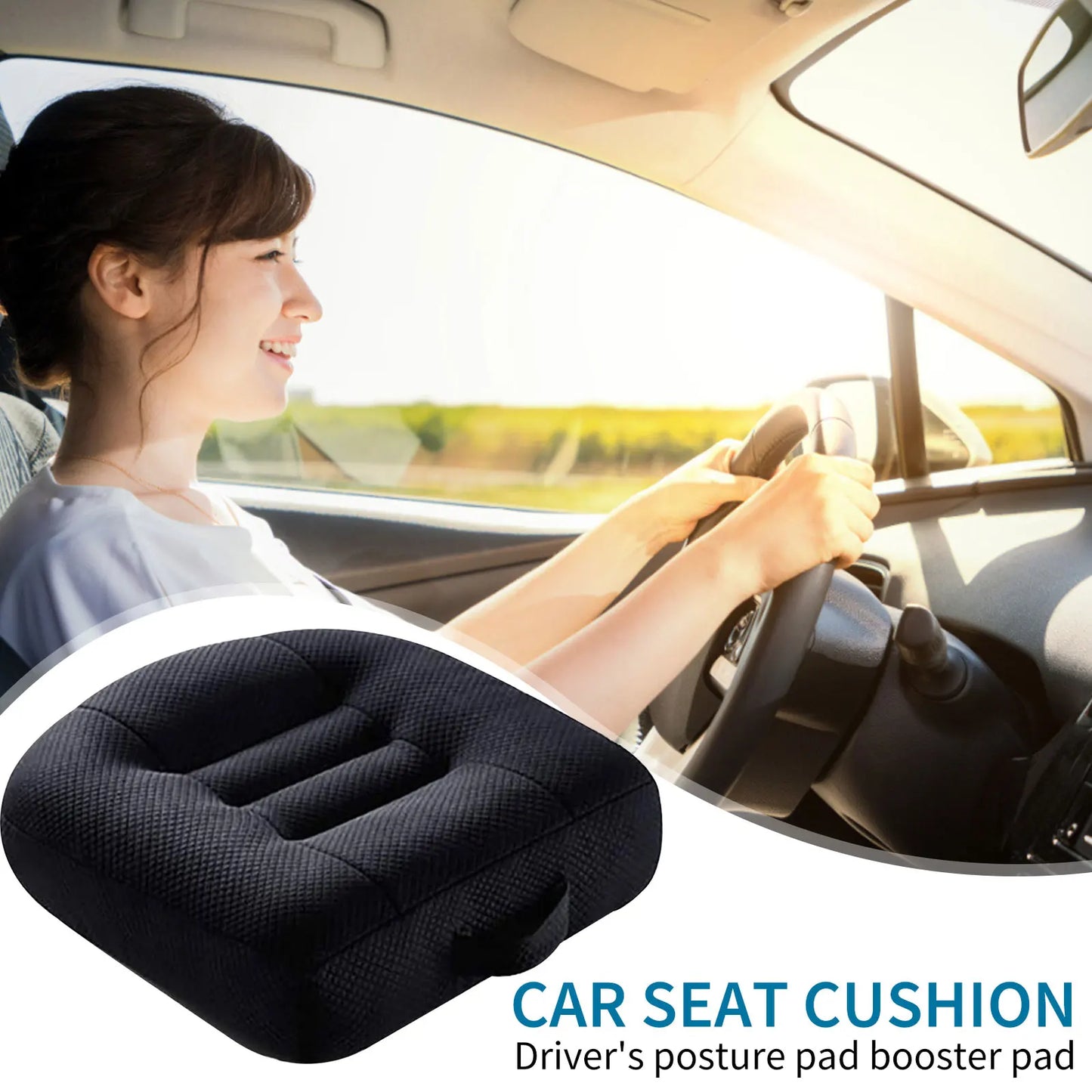 Portable Car Seat Booster Cushion