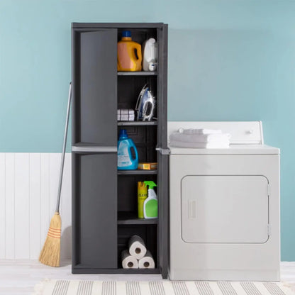 4 Shelf Plastic Storage Unit