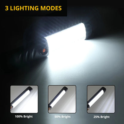 Z2 LED Waterproof 3 Mode Floodlight USB Rechargeable with Magnet Hook