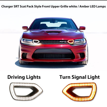 2015-2019 Dodge Charger Grille LED Turn Signals