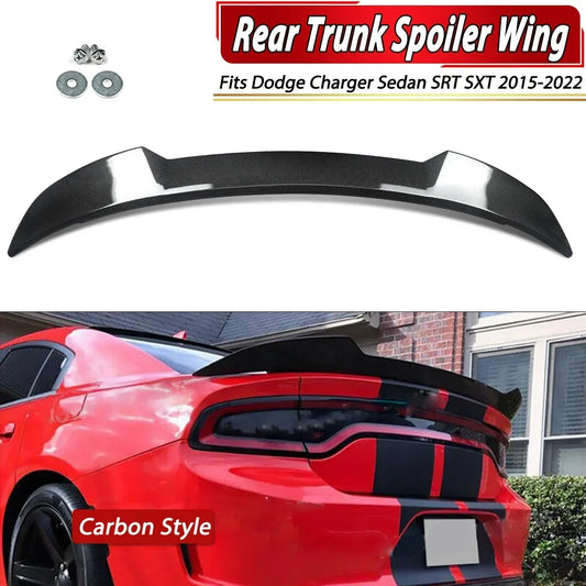 2011-2022 Dodge Charger SRT Rear Spoiler Wing CARBON FIBER Finish