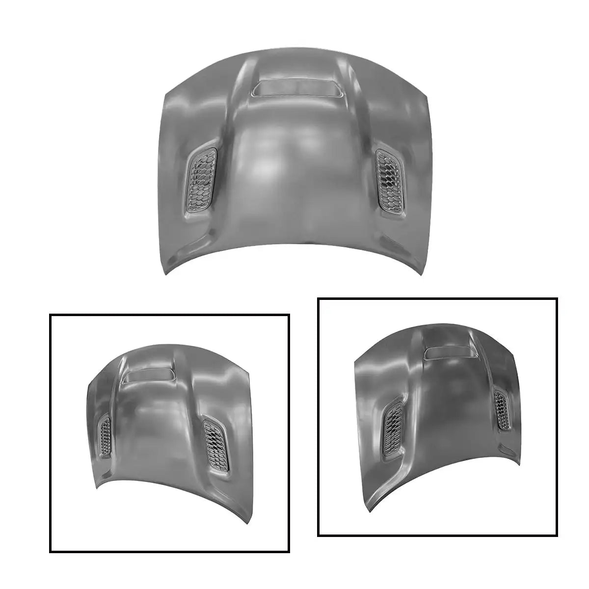 2021-2023 Dodge Charger Functional Hood With 3 Scoops (Aluminum)