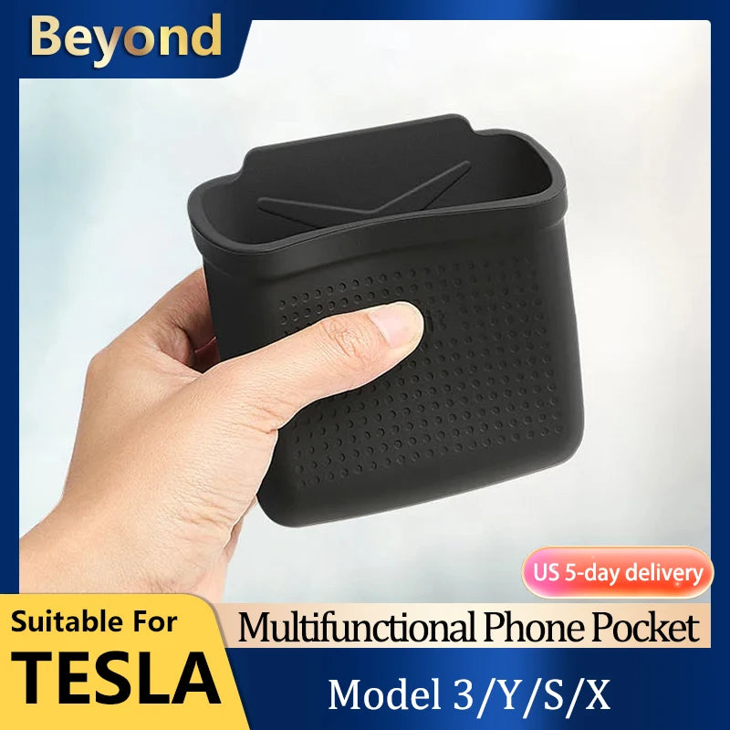 For Tesla Model Y Phone Glasses Storage Box