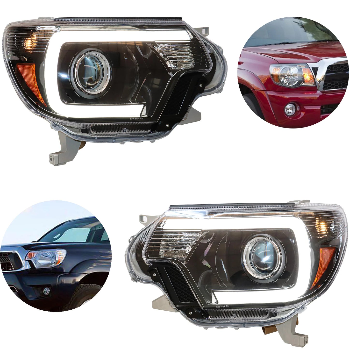 2012-2015 Toyota Tacoma LED Headlamp Headlight Assembly