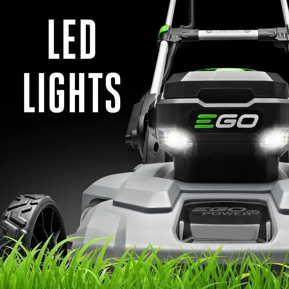 EGO Power+ LM2142SP 21-Inch 56-Volt Lithium-Ion Cordless Electric Dual-Port Walk Behind Self Propelled Lawn Mower with Two 5.0 Ah Batteries and Charger Included