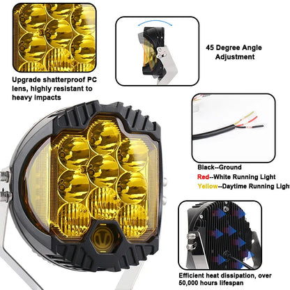 ZK20 LED fog light off road spot light 4x4 SUV