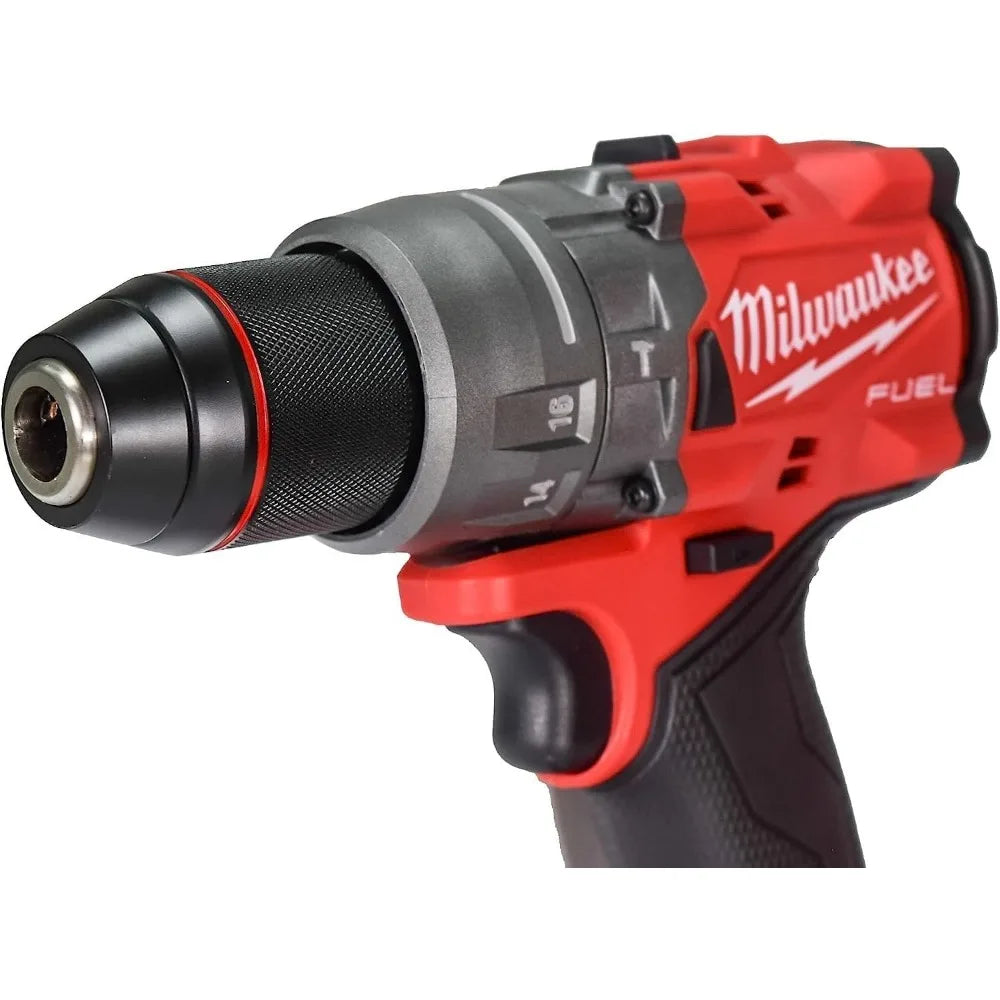 Milwaukee 18V Lithium-Ion Brushless Cordless Hammer Drill and Impact Driver Combo Kit (2-Tool) with (2) 5.0Ah Batteries