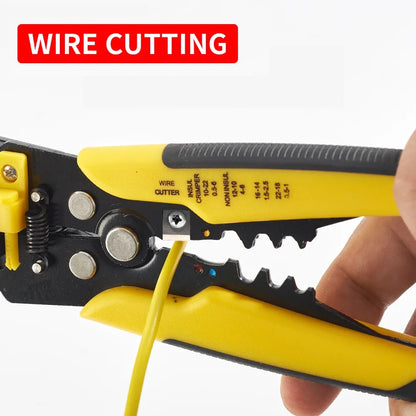 Multifunctional Stripping Crimping Pliers Adjustable Automatic Wire Stripper