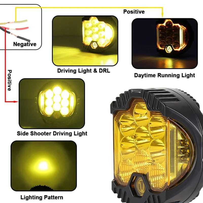 ZK20 LED fog light off road spot light 4x4 SUV