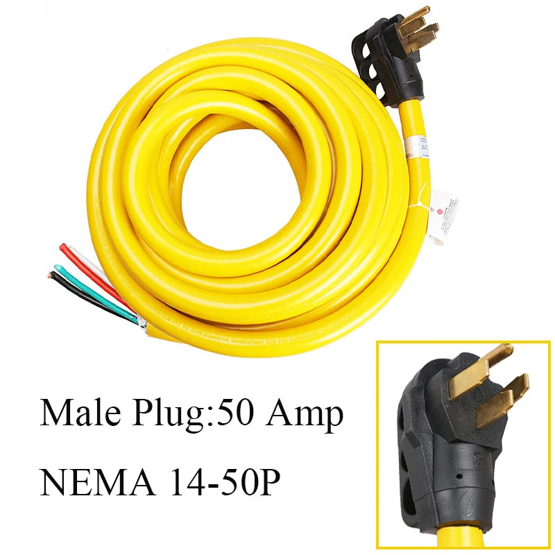 50 Amp RV  30 FT Heavy-Duty Generator Power Cord