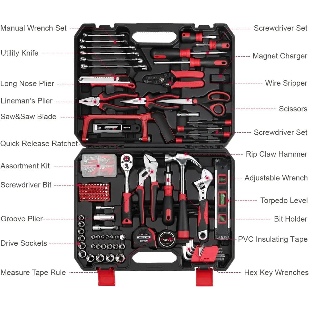 EASTVOLT 218-Piece Tool Set,