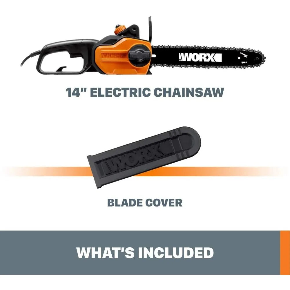 WORX WG305.1 8 Amp 14" Electric Chainsaw