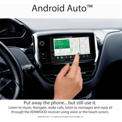 Kenwood DMX4707S 6.8" Digital Media Touchscreen Receiver w/Apple CarPlay and Android Auto