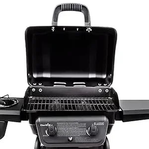 Char-Broil Classic 280 2-Burner Liquid Propane Gas Grill & Basic Grill Cover & Nylon Bristle Grill Brush with Cool Clean Technology, One Size