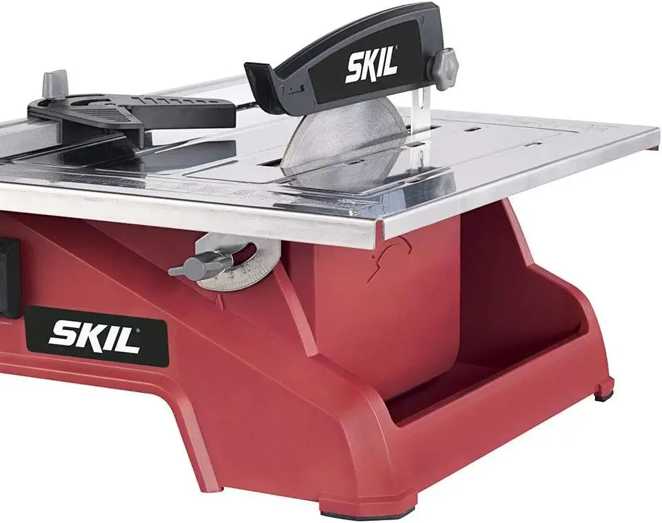 7-Inch Wet Tile Saw - 3540-02, Corrosive resistant stainless steel top supports tiles up to 12 x 12-inch