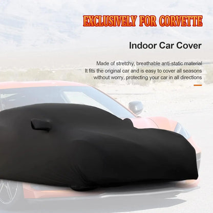 2020-2024 Chevy Corvetter C8 Satin Dustproof Car Cover