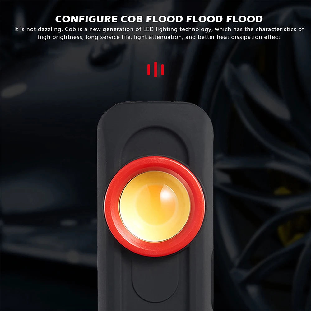 ZK30 Car 500LM 2400mAh Magnetic Grip Multifunction Auto Repair Working Lights