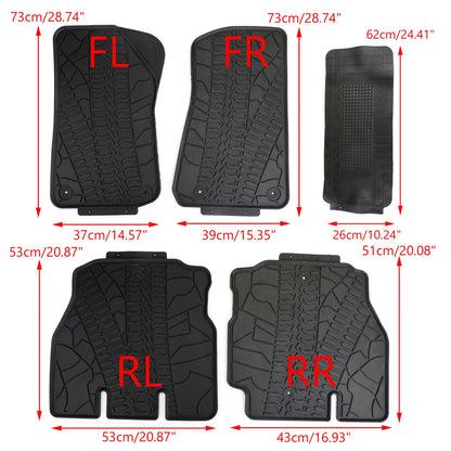 2018-2020 Jeep Wrangler JL 4-Door Floor Mats