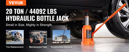 Hydraulic Bottle Jack 20 Ton/44092 LBS