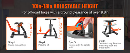 Dirt Bike Jack Lift Stand 440 lbs