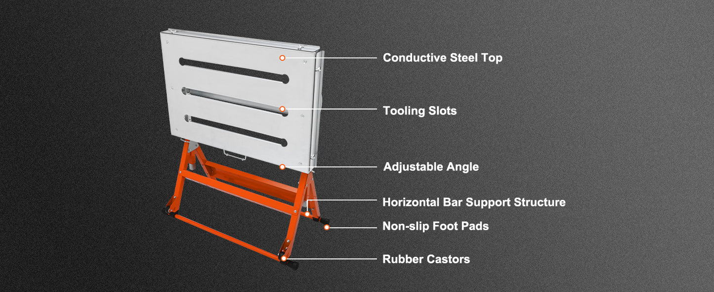 18/20/24 Inch Foldable Welding Table