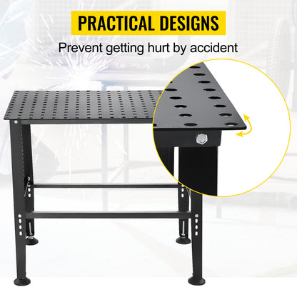 36x24Inch Workbench Adjustable Height